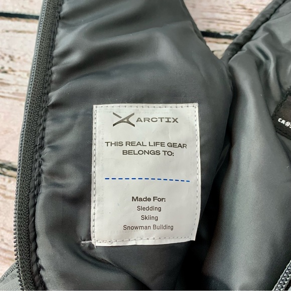 NWT 2T Arctix Kids Snow Bibs Overall Snow Pants Gray Winter Cold Weather Skiing - Picture 5 of 14